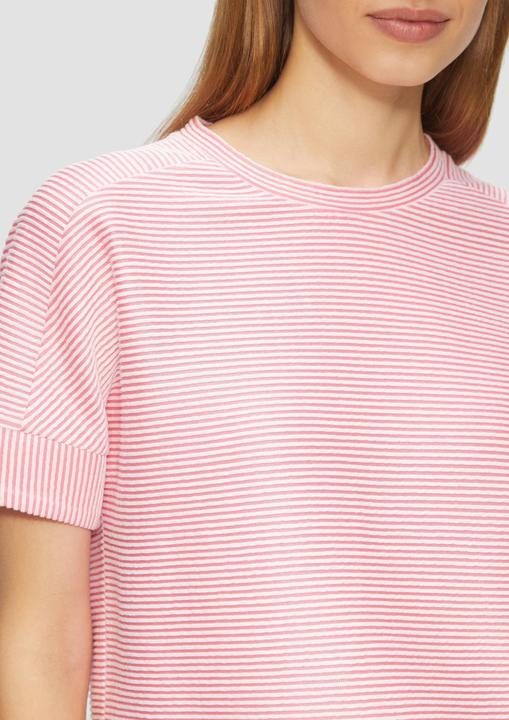 Immagine prodotto S.Oliver T-Shirt T-Shirt mit Strukturstreifen im Relaxed Fit (34)