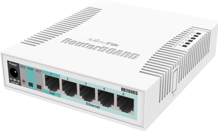 Immagine prodotto MikroTik RB260GS (6 Porti)