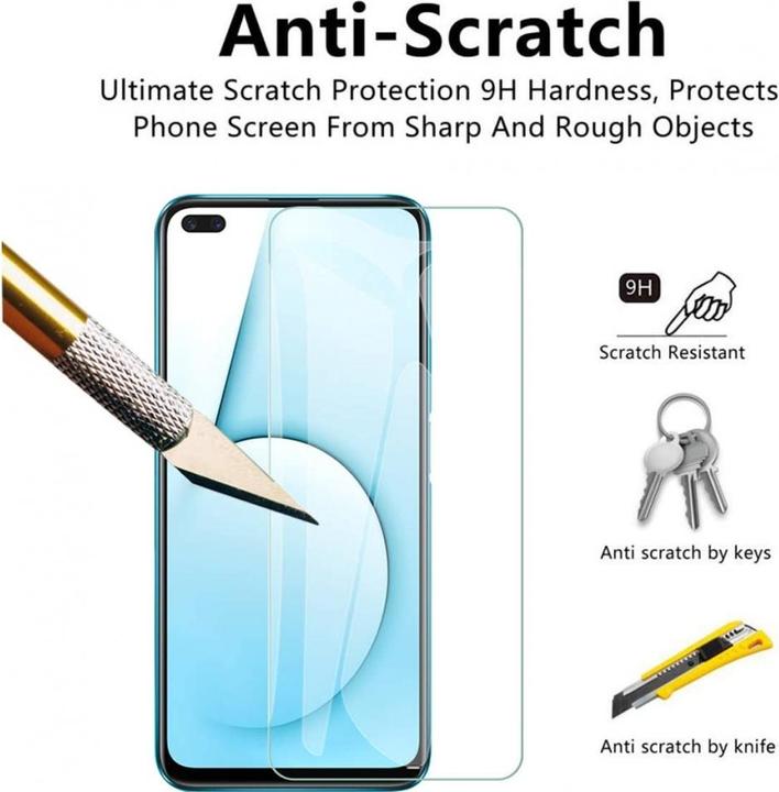 Immagine prodotto Screenguard Realme X50 5G Pellicola protettiva in vetro blindato Custodia dal design amichevole (1 Pezzo/i, Realme X50 5G)