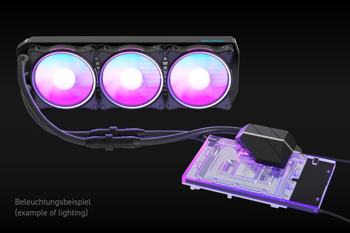Actual product image Alphacool Eiswolf 2 AIO - 360mm RTX 4080 Founders Edition with Backplate
