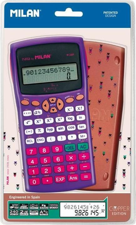 Produktbild o wissenschaftlicher Taschenrechner 240 Kupferfunktionen (320008) (Batterien, Solarzellen)