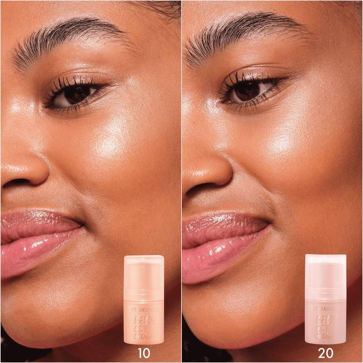 Actual product image essence BABY GOT GLOW highlighter stick (10 Golden Aura, Highlighter, 5.50 g)