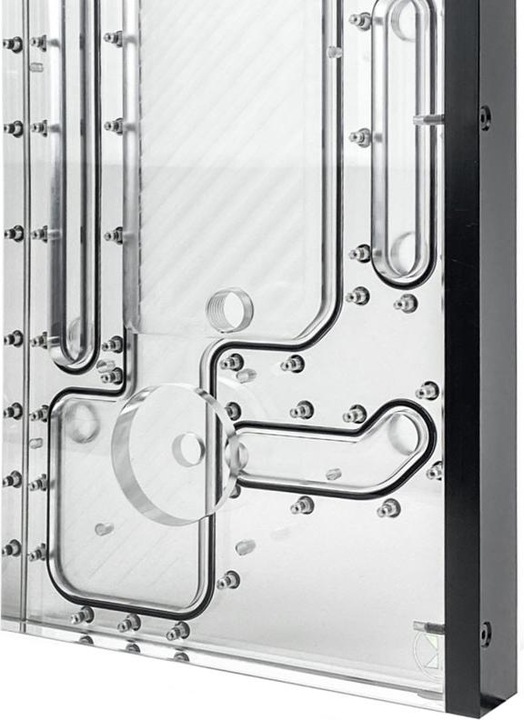 Actual product image Stealkey Customs Lian Li O11D Mini MK1 Distroplate DDC - Acrylic