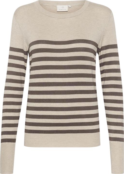 brown stripe, Feather Gray