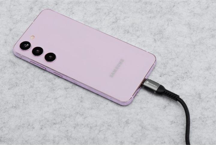 Actual product image Forcell Cable F-ENERGY C257 cable USB A to Lightning 2,4A 12W Cafule 3 m czarny (3 m, 12 W)