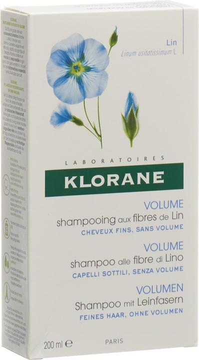 Klorane Leinfaser Shampoo (200 ml, Flüssiges Shampoo)