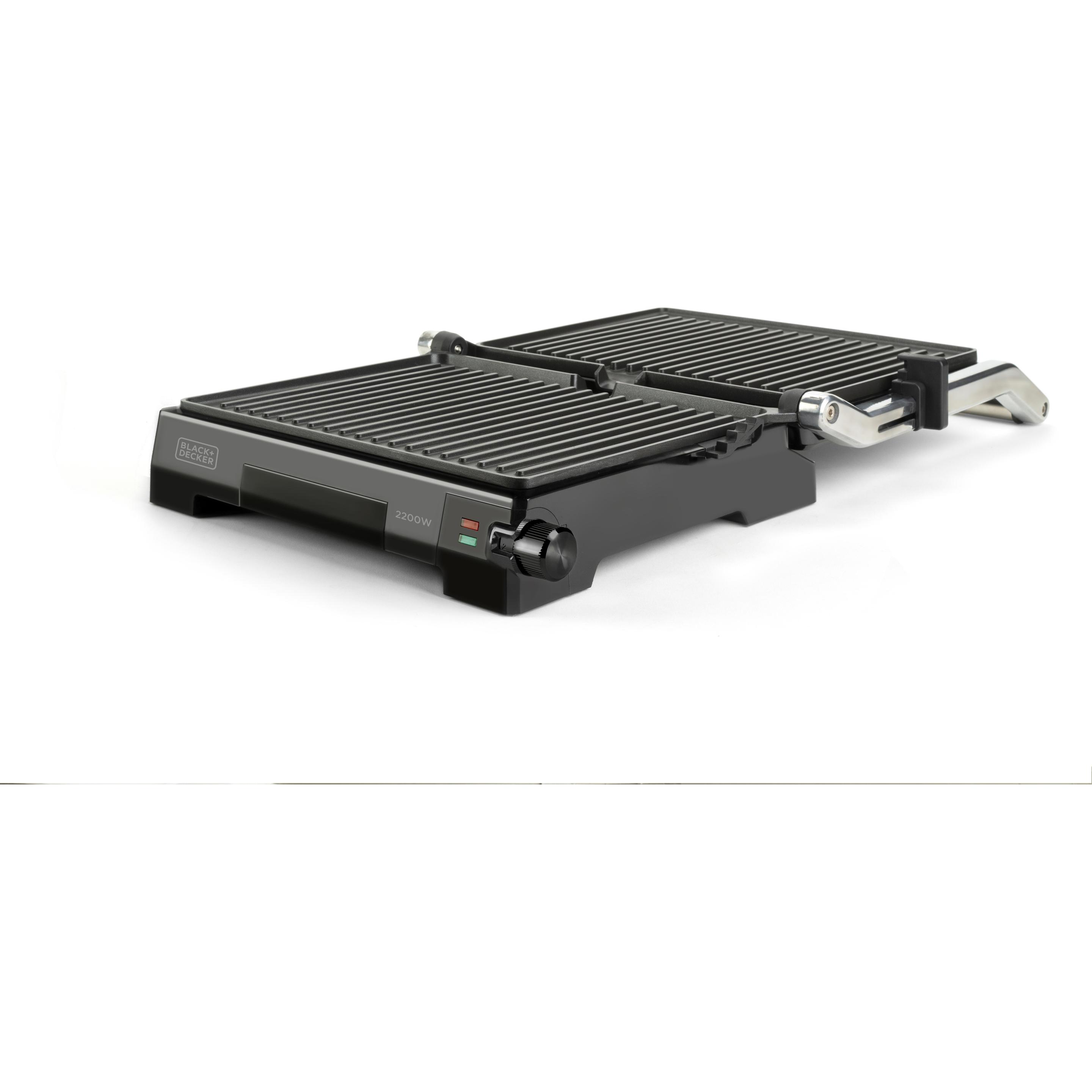 Thumbnail - Black & Decker BXGR2200E, Tischgrill, Schwarz