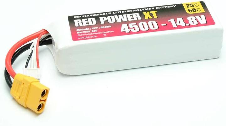 Immagine prodotto Red Power RD XT 4500 S4 - Batteria, Li-Polymer, 14,8 V, 4500 mAh - Batteria - 4.500 mAh (14.80 V, 4500 mAh)