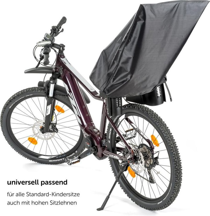 Produktbild Zamboo Kinderfahrradsitze & Zubehör Regenschutz für Kinder-Fahrradsitze (passend für (Velorahmen)