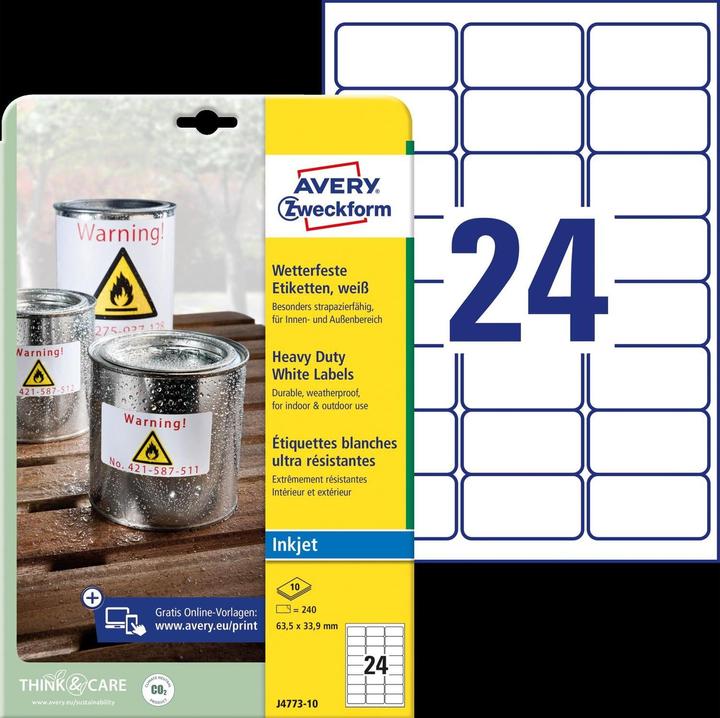Produktbild Avery Folienetiketten
