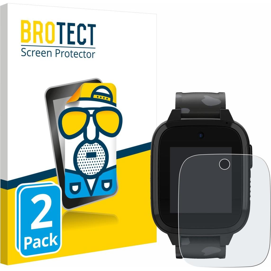 BROTECT Pellicola Opaca, Pellicola protettiva per smartwatch, Grigio