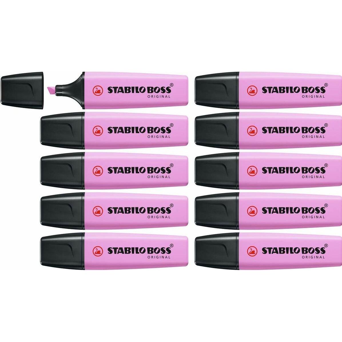 Thumbnail - STABILO, Marker, Textmarker - BOSS ORIGINAL Pastel - 10er Pack - frische Fuchsie