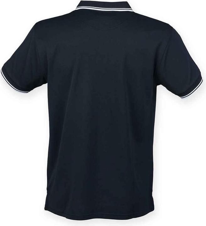Produktbild Henbury Poloshirt Mit kontrastfarbenen Streifen (S)