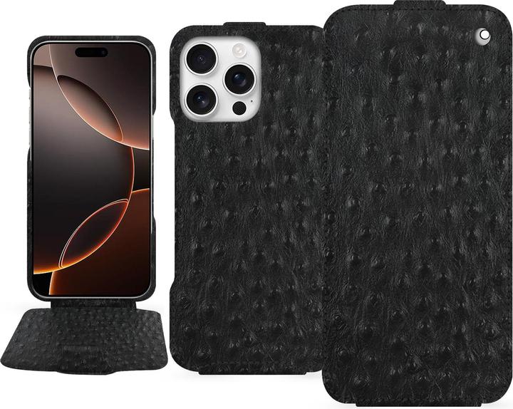 Image du produit Noreve Coque à rabat vertical en cuir (Apple iPhone 16 Pro)