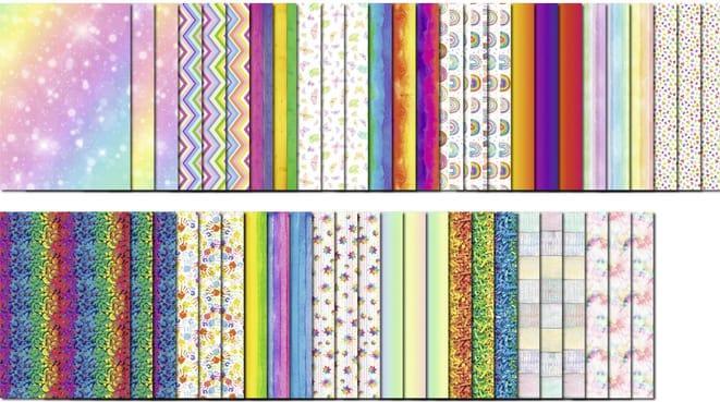 Actual product image Ursus Motif photo cardboard collection "Rainbow" (300 g/m², 50x)