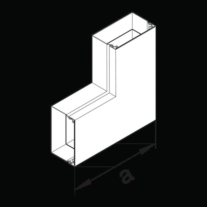 Actual product image Hager Flat angle (200 cm)