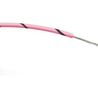 Rs Pro, Kabelleitung, Einzeladerleitung 0,5 mm² 100m Schwarz/Rosa PVC isoliert Ø 1.55mm 16/0,2 mm Litzen (100 m)