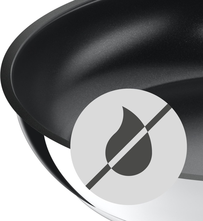 Image du produit WMF Poêle à frire (28 cm, Poêle à frire, Acier inoxydable)