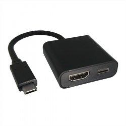 Produktbild Roline Display Adapter USB Typ C - HDMI (HDMI, 10 cm)