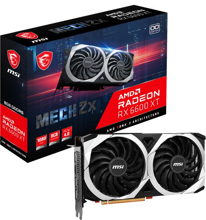 Actual product image MSI Radeon RX 6600 XT Mech OC (8 GB)