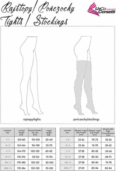 Image du produit LivCo Corsetti Fashion LOLIWIA LC19330 BAS NOIR UNE TAILLE