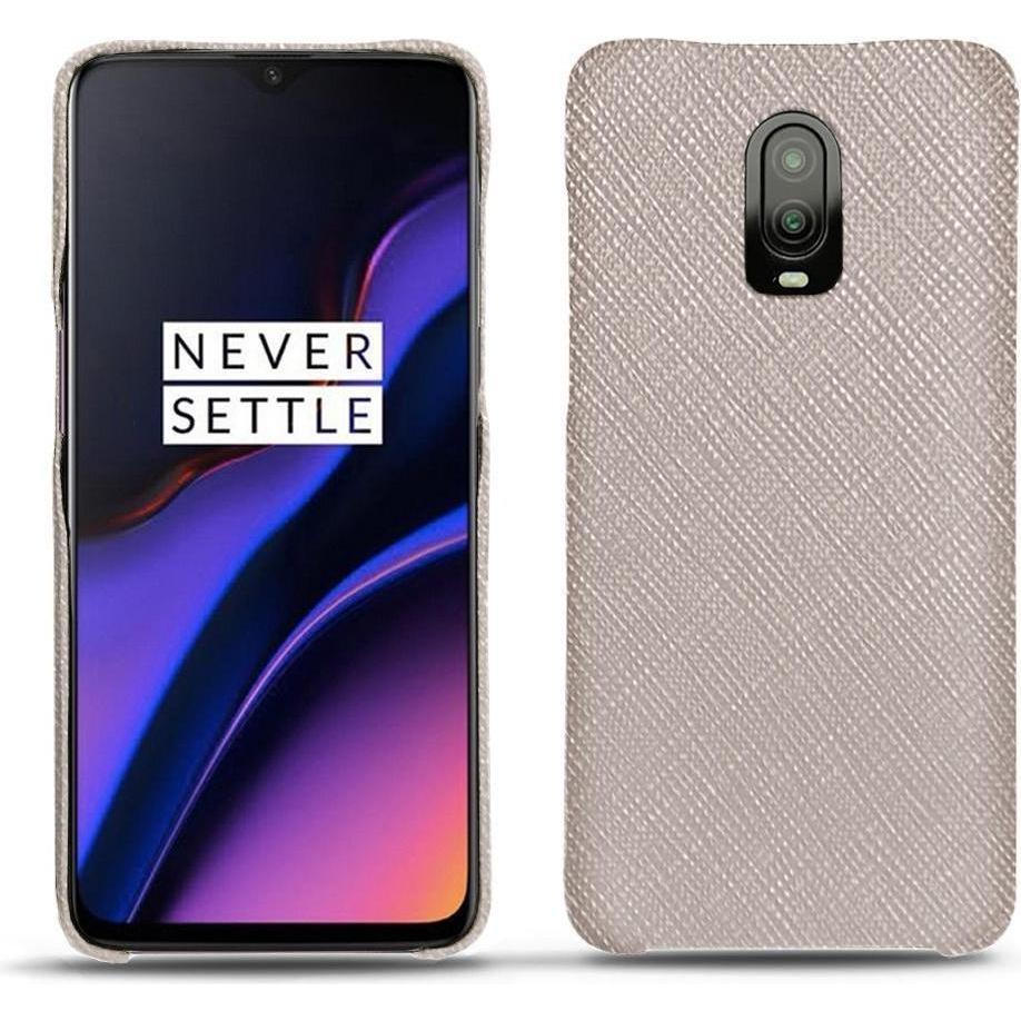 Thumbnail - Noreve Lederschutzhülle (OnePlus 6T), Smartphone Hülle, Beige