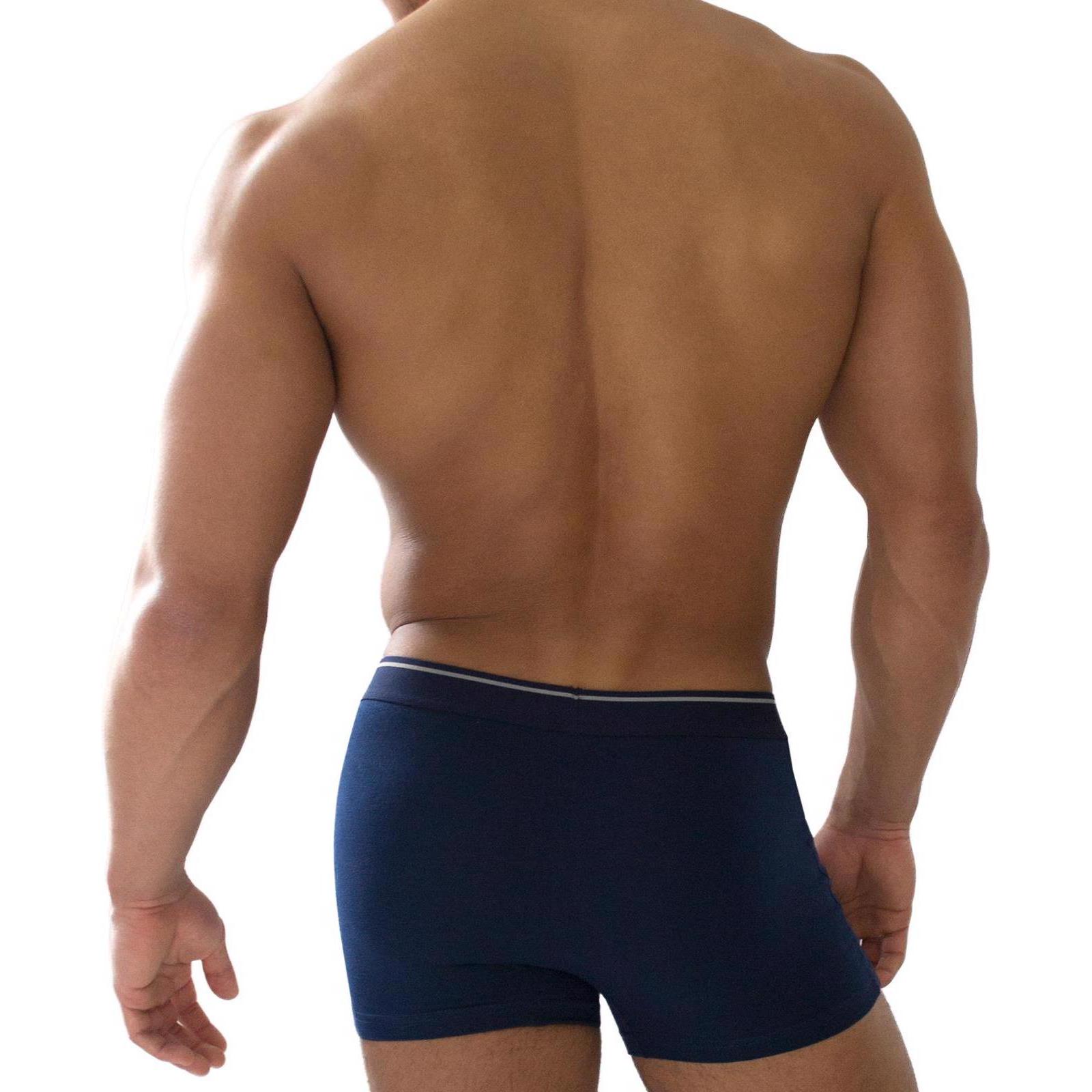 Normani, Herren, Unterhosen, 6 Stück Retro Boxershorts aus Baumwolle, Blau, (S, 6er Pack)