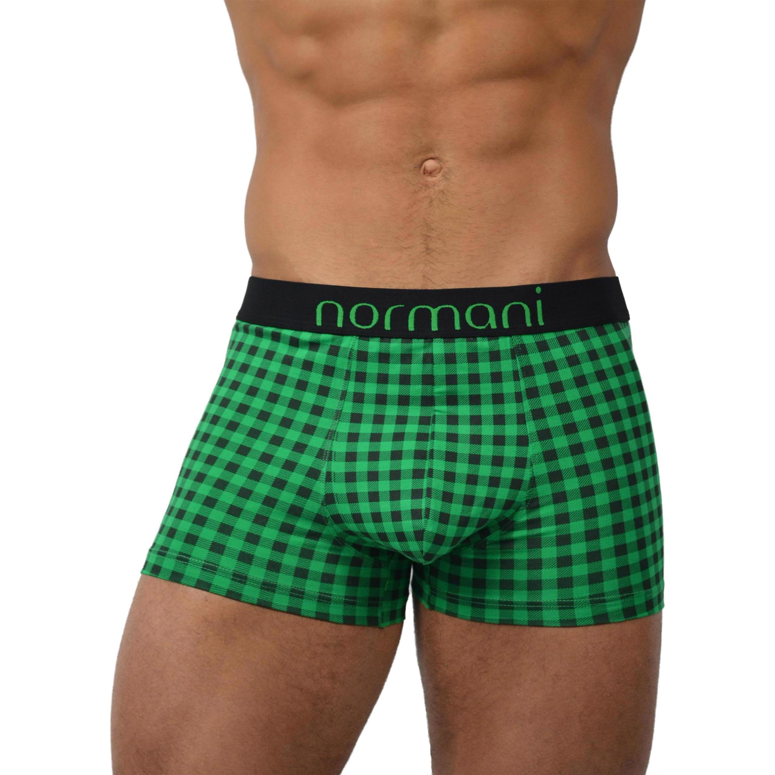 Normani, Herren, Unterhosen, 6 Stück Retro Boxershorts aus Baumwolle, Grün, (XL, 6er Pack)