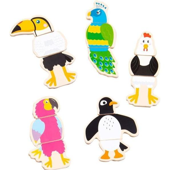 Bigjigs Mag-Play Magnetpuzzle - Vögel (BJ001)