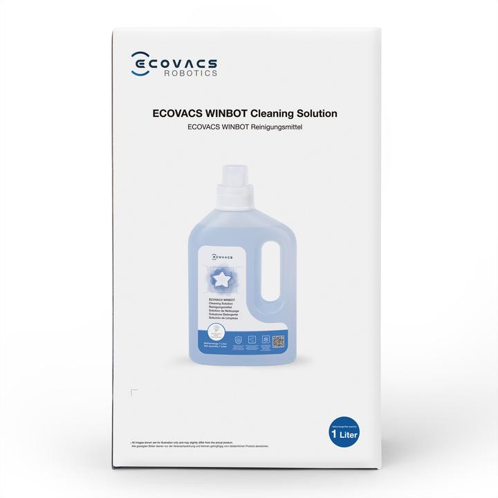 Actual product image Ecovacs WINBOT cleaning solution 1l