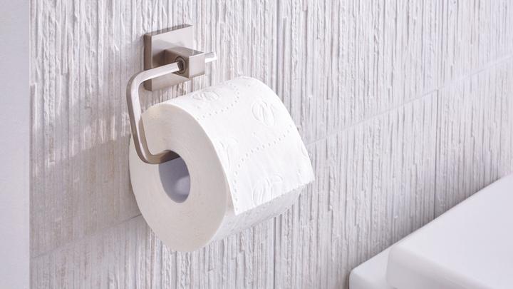 Actual product image tesa Exxclusiv toilet roll holder incl. adhesive solution without drilling