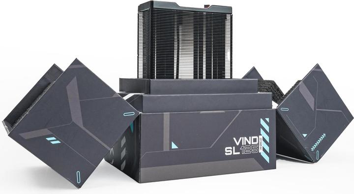 Produktbild Valkyrie Chłodzenie CPU Vind SL125 Czarne (158 mm)