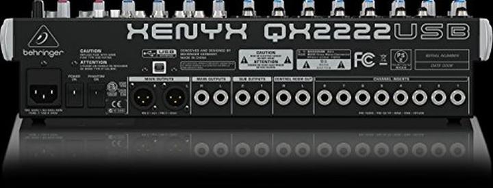 Image du produit Behringer Table de Mixage Xenyx 12 Canaux QX2222USB