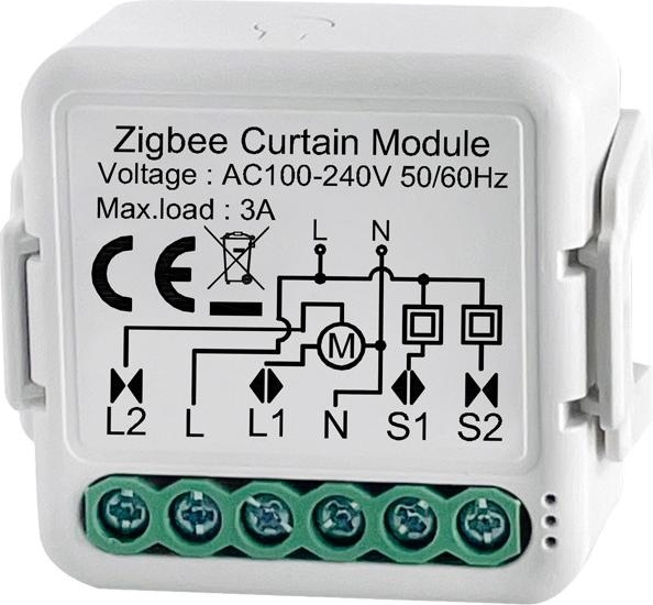 Actual product image Netplus Smart Shutter Switch Module 1-channel Zigbee