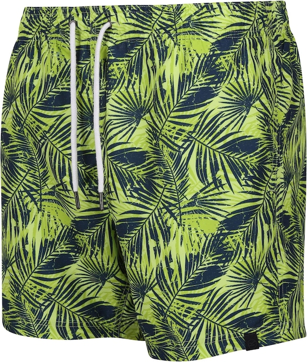 Actual product image Regatta Mens Loras Palm Print Swim Shorts (M)