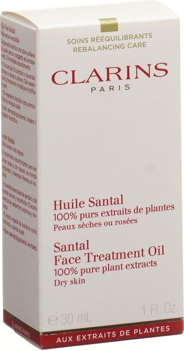 Immagine prodotto Clarins Olio per il viso Huile Santal - Pelle secca/arrossata (30 ml, Olio viso)