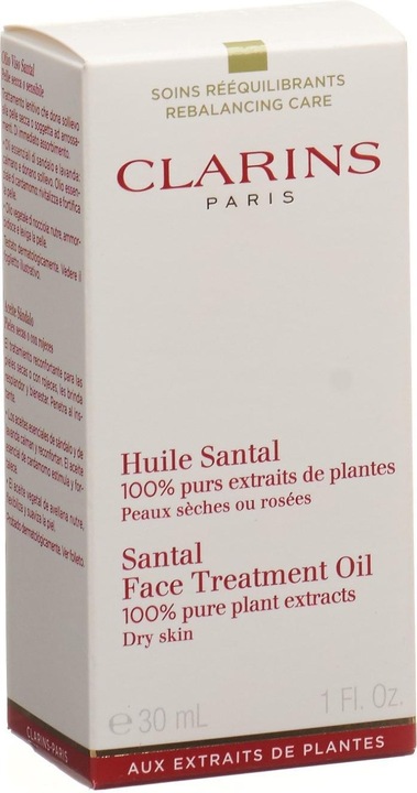Immagine prodotto Clarins Olio per il viso Huile Santal - Pelle secca/arrossata (30 ml, Olio viso)