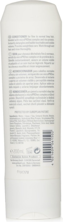 Nährwerte und Zutaten Goldwell Ultra Volume Bodifying Conditioner (200 ml)