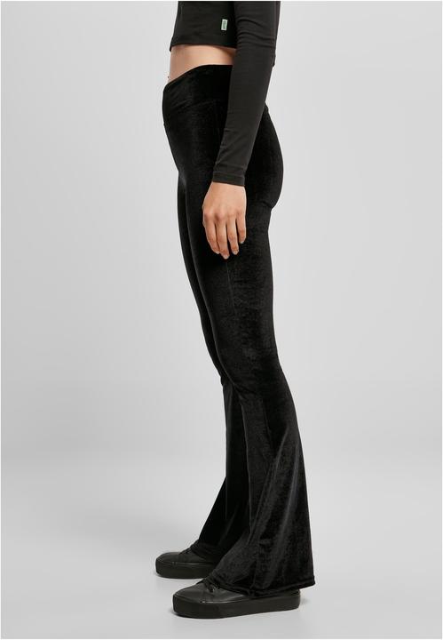 Image du produit Urban Classics Leggings féminins taille haute en velours Boot Cut (M)