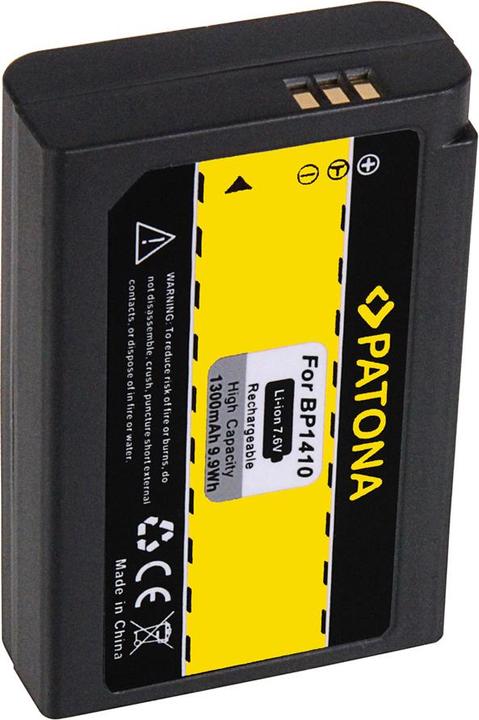 Actual product image Patona Battery f. Samsung BP1410 BP-1410 NX30 WB2200F