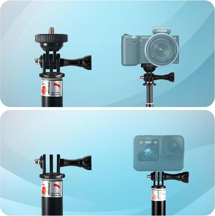 Immagine prodotto Tech-Protect GA100 Monopad & Selfie Stick for GoPro / DJI - Black