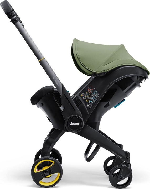 Produktbild Doona Kinderwagen + Autositz (Babyschale, Kindersitz, ECE R129/i-Size Norm)