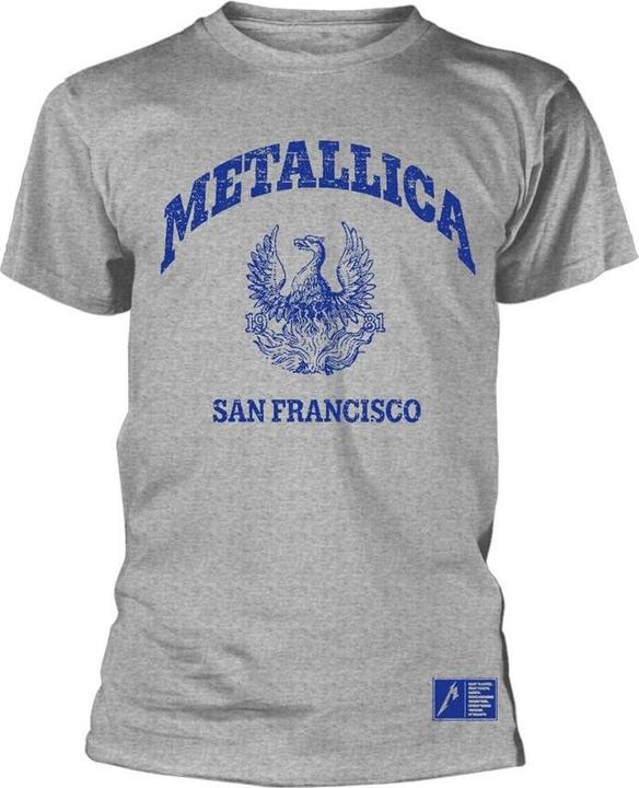 Produktbild Metallica TShirt mit CollegeWappen Erwachsene (S)