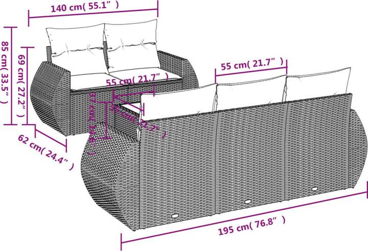 Produktbild vidaXL Dakota