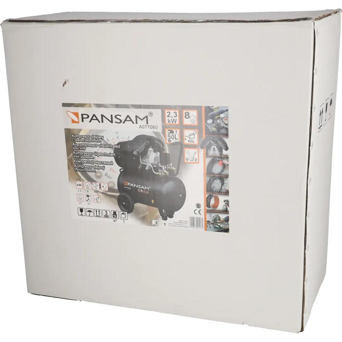 Thumbnail - Pansam, Kompressor, 8bar 50L compressor (A077060) (8 Bar, 50 l)