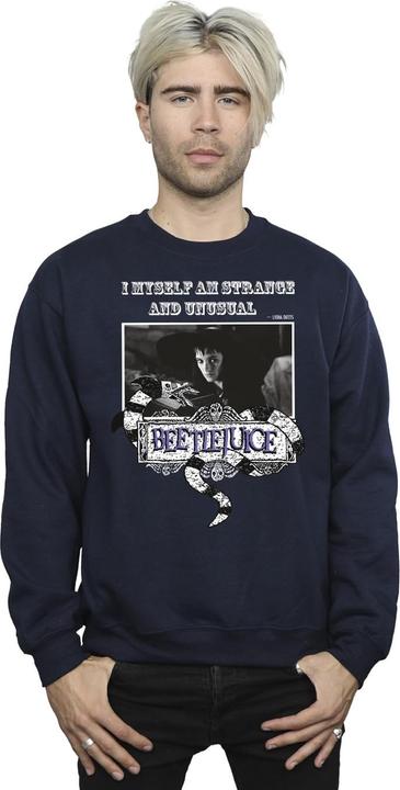 Immagine prodotto Beetlejuice Strange And Unusual Felpa Logo Uomo (M)