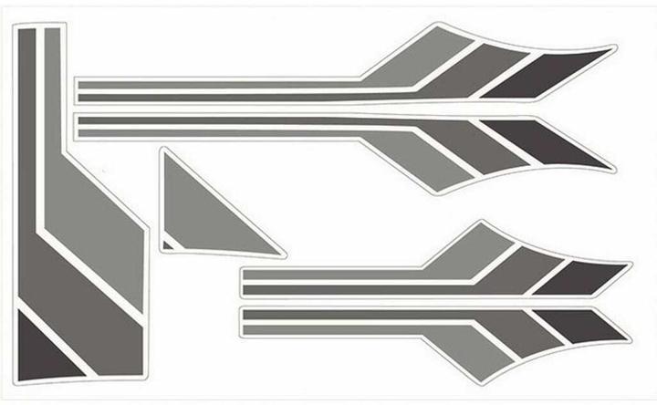 Actual product image Rc4Wd Toyota 82-83 Body Decals Grau, Aufklebertyp: Decal