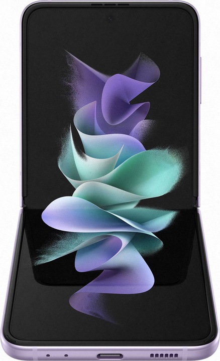 Samsung Galaxy Z Flip3 5G (128 GB, Lavender, 6.70", SIM + eSIM, 12 Mpx, 5G)