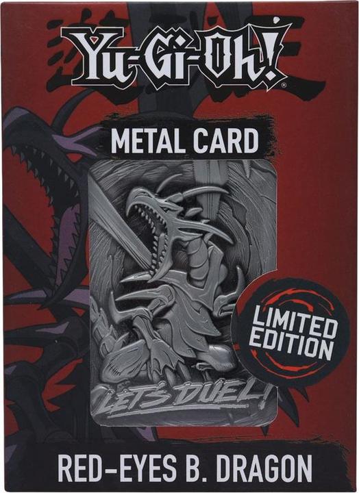 Image du produit Yu-Gi-Oh ! - Red Eyes B. Dragon - Carte Métal Collector