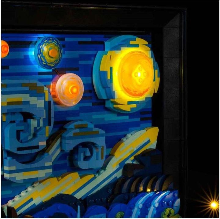 Produktbild Light my bricks LED Licht Set für LEGO 21333 Vincent van Gogh - Sternennacht